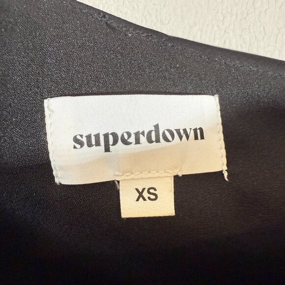 Superdown Keyonne Mini Dress Women's XS Black Revolve Going Out Party Event LBD - Picture 8 of 13